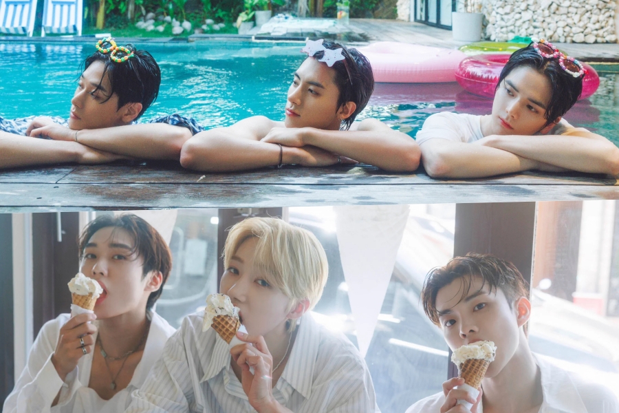 soompi's tweet photo. #THEBOYZ Is Ready To Beat The Summer Heat In New Comeback Teasers For "PHANTASY"
https://t.co/eeFsmvJQpH https://t.co/QdpNTzi0gy