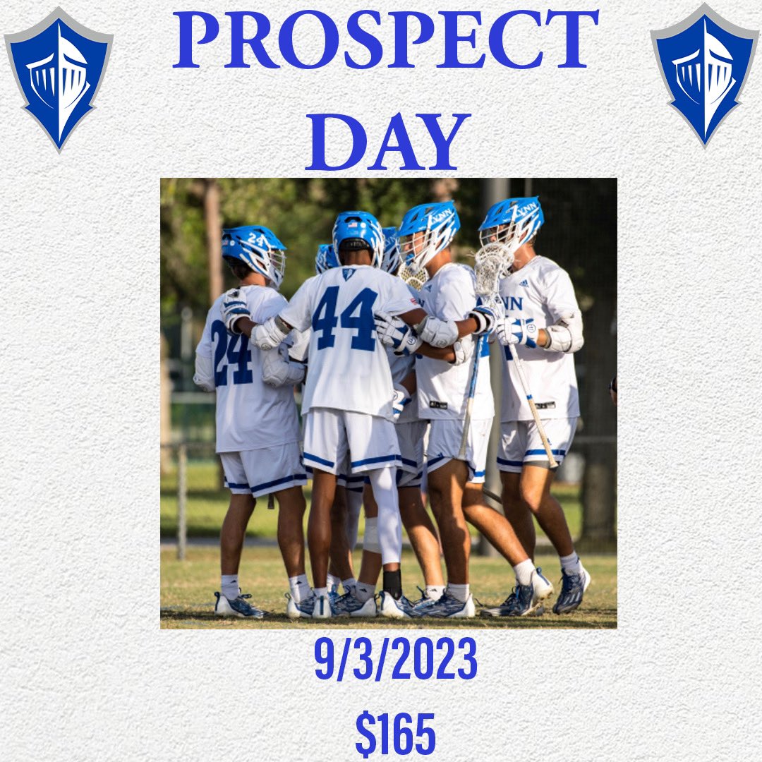 The Fighting Knights prospect day is halfway filled up! Don’t miss your chance to compete in front of the Lynn Men’s Lacrosse staff in September.