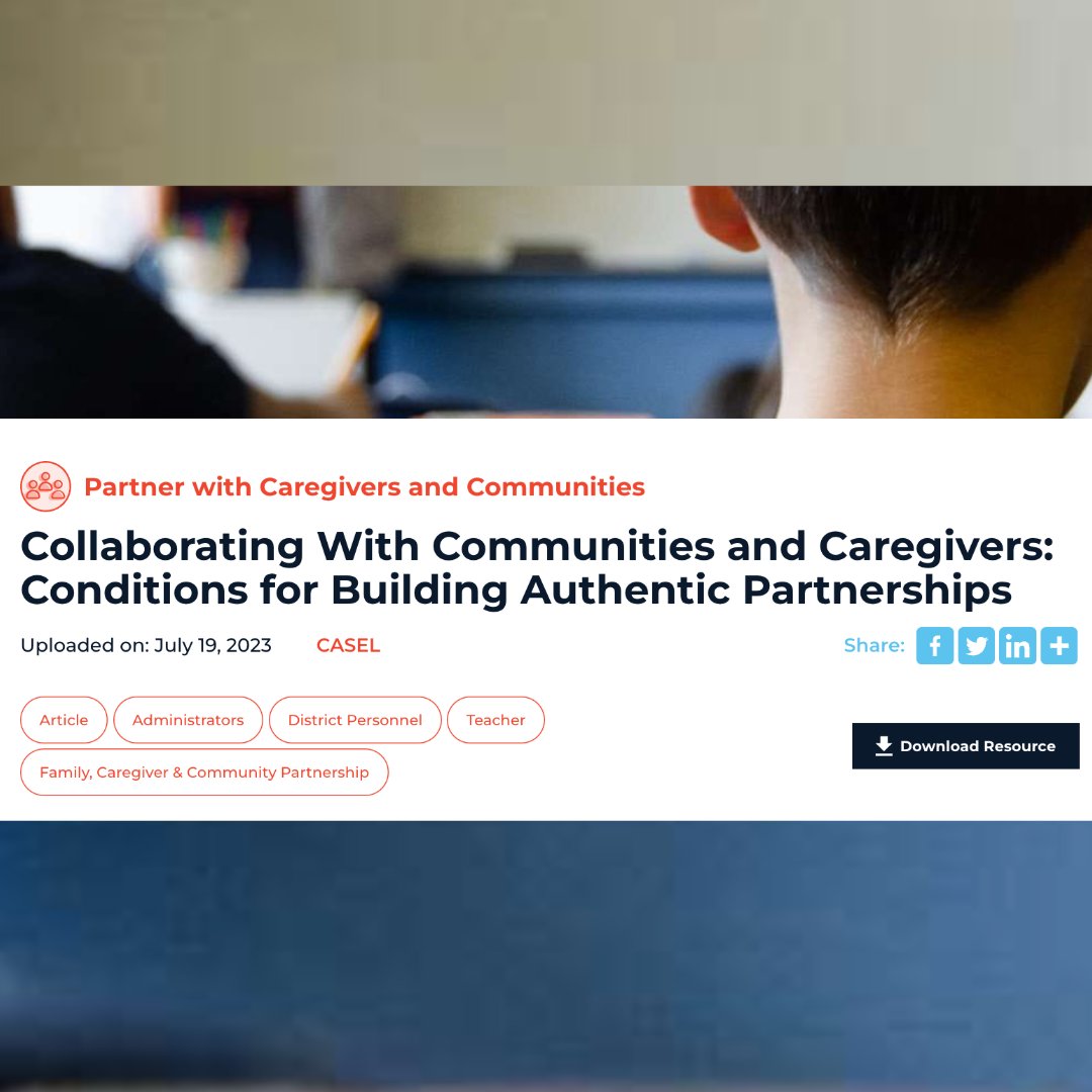 By involving caregivers and community members, educators and school leaders build genuine school communities. Learn how King Elementary did so ⬇️ bit.ly/3PYvGXe #StudentsBloomWhen
