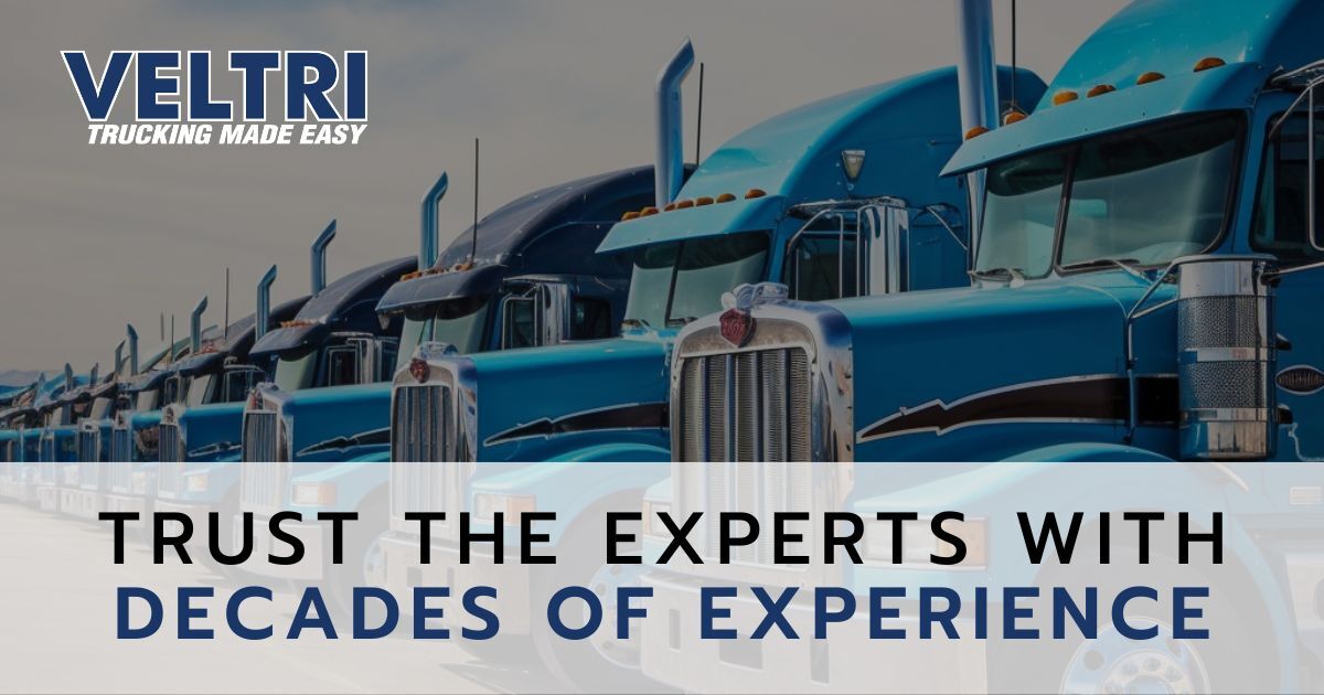 Leave fleet operations to the pros at Veltri, Inc. We specialize in dedicated freight services, giving you the benefits of a private fleet without the heavy management. Focus on your business while we handle the logistics. Contact us today!

bit.ly/2I4gbZr