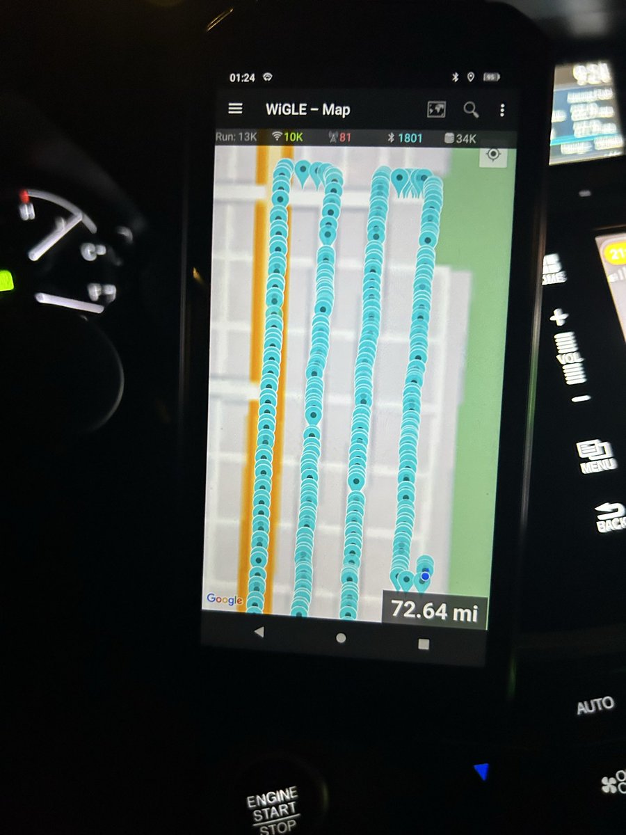 r1otctrl's tweet photo. 1 - 2 - 3 - 4 I declare a @wiglenet war 

Follow the fun on IG
https://t.co/qeGQA7yMO8

#wardriving #warwheeling #wigle #WWWD #DCG561 https://t.co/RzcToi0bdZ