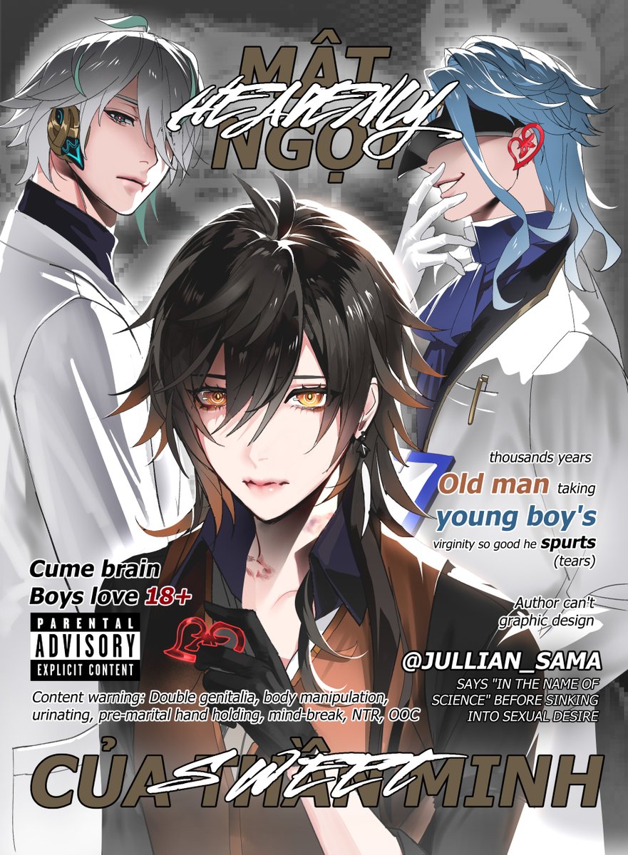jullian_sama's tweet photo. p0-3
"Heavenly sweet" preview - Haitham + Dottore x Zhongli (#AllZhong) #HaiZhong 
Gumroad link on my bio https://t.co/N3qrY5lFLM