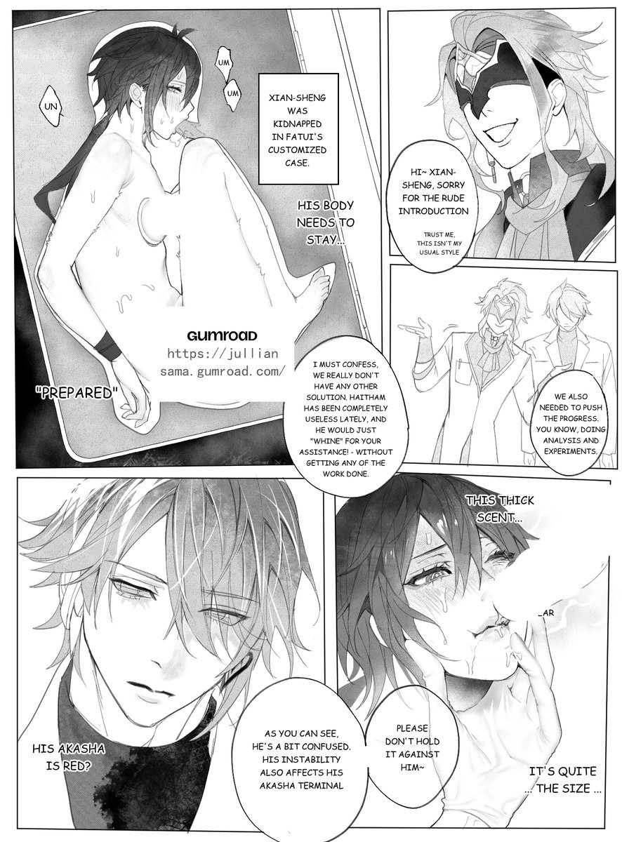 jullian_sama's tweet photo. p0-3
"Heavenly sweet" preview - Haitham + Dottore x Zhongli (#AllZhong) #HaiZhong 
Gumroad link on my bio https://t.co/N3qrY5lFLM