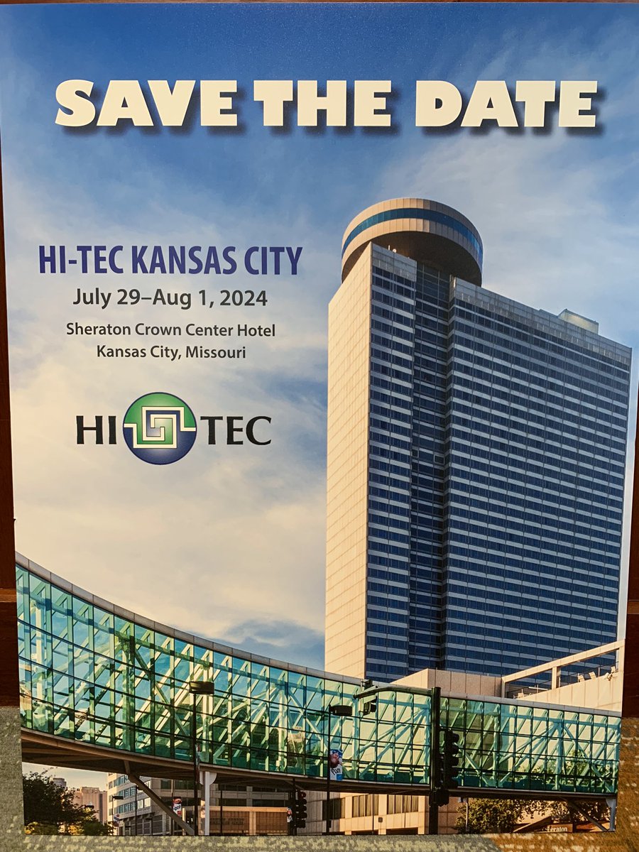 Thanks for a great conference! 
We’ll see you in Kansas City, HI-TEC!! #highimpact2023
#highimpact2024