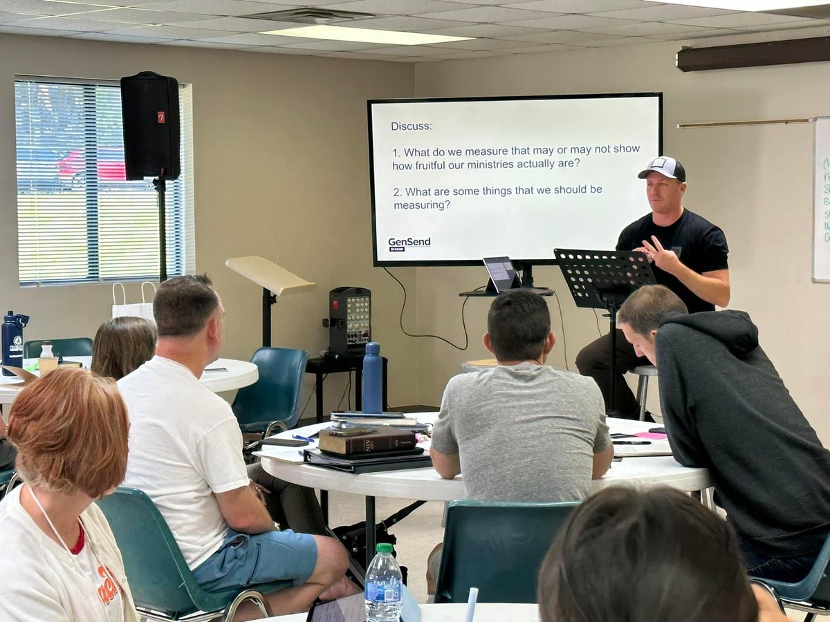 PaulWorcester's tweet photo. So grateful for what God did at the retreat for the Georgia baptist campus based and church based collegiate leaders! So many epic conversations about how we can multiply disciples on campus and accelerate evangelistic momentum! Not only did we have encouraging and helpful discussions but there was a Holy Spirit inspired buzz and excitement in room as He was moving in our hearts giving us faith to believe God for an abundant harvest this Fall and beyond! Join me in praying that these men and women will lead out with courageous and zealous faith making it hard to go to hell on their campuses! 

“Brethren, do something; do something, do something! While societies and unions make constitutions, let us win souls. I pray you, be men of action all of you. Get to work and quit yourselves like men. Old Suvarov's idea of war is mine: `Forward and strike! No theory! Attack! Form a column! Charge bayonets! Plunge into the center of the enemy! Our one aim is to win souls; and this we are not to talk about, but do in the power of God!” Charles Spurgeon