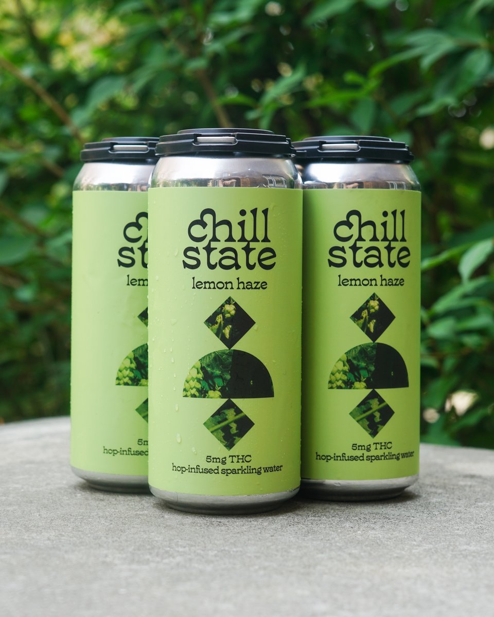 DrinkChillState's tweet photo. 🍋🌿NOW AVAILABLE: CHILL STATE LEMON HAZE🌿🍋

If you love Fair State’s Hop Water and Chill State seltzers, you can now enjoy both out of one delicious can. Infused with Citra hops, 5mg 🌿, and Super Lemon Haze terpenes for a citrusy and zesty aroma. → https://t.co/XqtPTAqRPt https://t.co/IEaVpIivFn