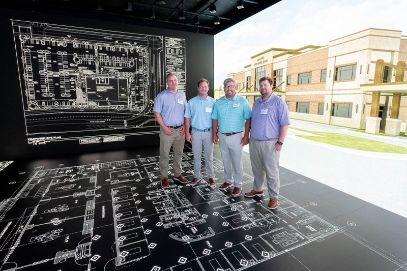 SpecialtyOrtho1's tweet image. Sparky Luster (CEO), Dr. Ryves Moore, Blake Jeffries (Director of Nursing), and Dr. Cal Adams enjoyed a unique experience today at Arthrex Studio at Arthrex’s Corporate Headquarters in Naples, Florida. Our team had the opportunity to explore a 3D mock-up of a future SOG ASC.