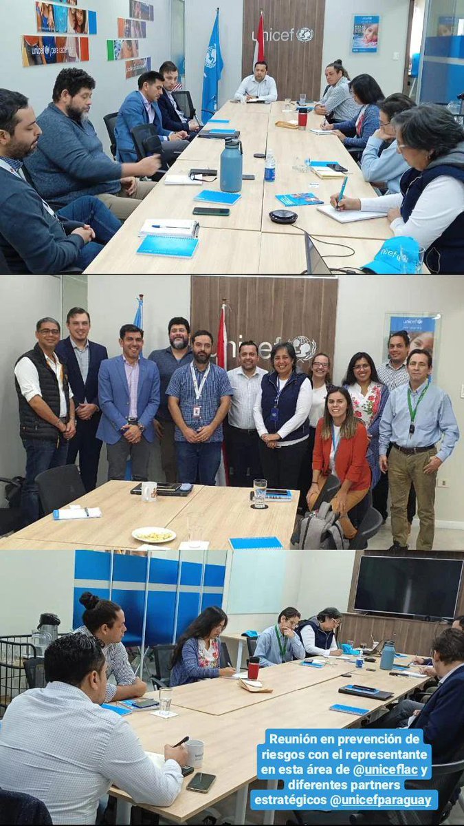 JoiceNajmMendez's tweet photo. ✨️Monthly actions #tbt
📣Meeting with @accioncpy and @UNICEFParaguay to present an annual working plan
🇵🇾Planning risk prevention strategies with national partners
🇵🇦Meeting @uniceflac #climatechange team to link with @YAGClimate
🌎🇧🇷Launch of the @rcoylatam Spanish/Portuguese https://t.co/xvwD7VFQDd