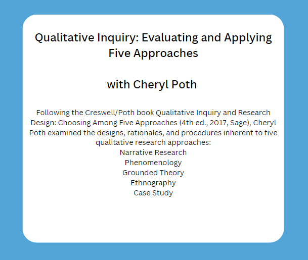 ResearchTalkInc's tweet photo. What's happening today and tomorrow at #QRSI2023? Participants are engaged in #qualitative learnings from leading scholars including #CherylPoth @JohnnySaldaa6 @mark_vagle @doche002 https://t.co/7zM6FSNDaZ