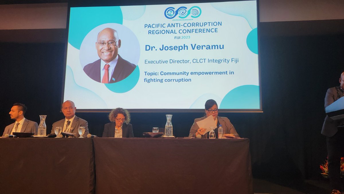 SonjaStTr's tweet photo. 📢 An important dialogue #happeningnow @ the Pacific Anti-Corruption Conference with 🔑 messages & reflections on community empowerment and the critical role of civil society, media, private sector & youth in advancing the regional #anticorruption agenda.
#PacificAct #SDG16 https://t.co/rHbOwgZqPg