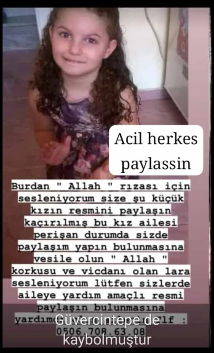 Acil herkes paylaşsın lütfen 🥺