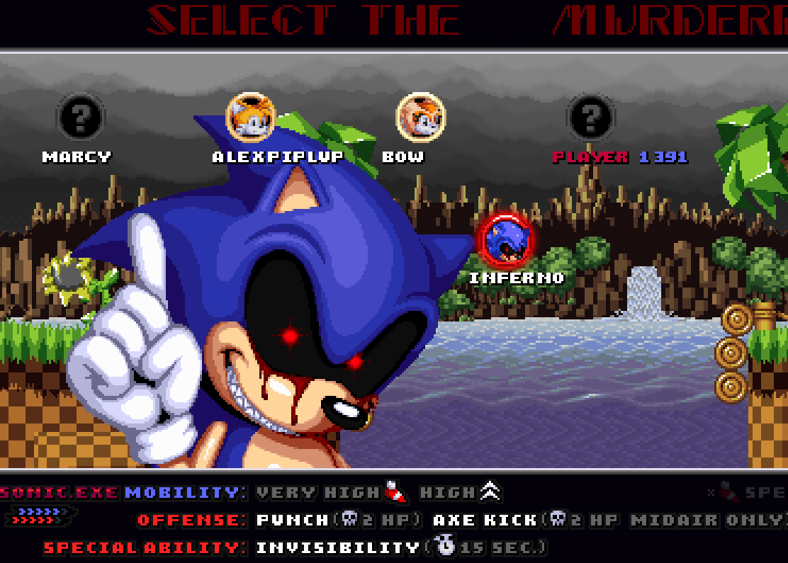 Ultra Inferno on X: My Sonic.EXE goes kinda crazy