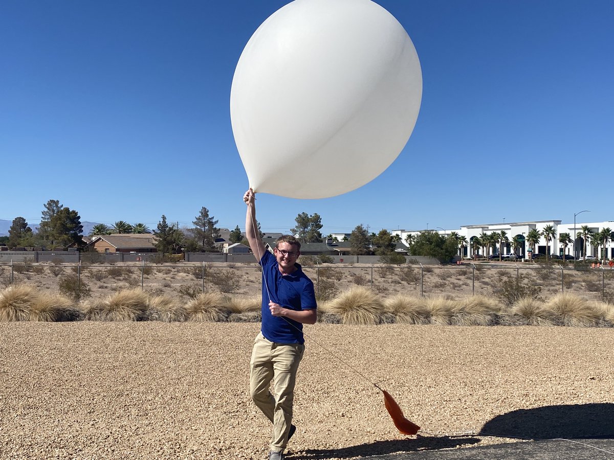 For #NationalInternDay, we'd like to show off our Summer Student Pathways Intern!

Meet Zach! Among many other things, Zach launches our afternoon weather balloon for us!🎈 Today, he launched the balloon for a school tour visiting the office. 🤓

Happy Intern Day, Zach!