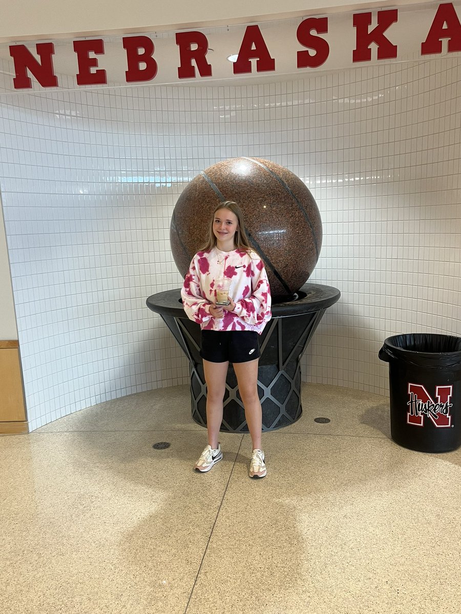 kayli_kellogg's tweet photo. I had a great unofficial visit today @HuskersWBB! Thank you for the amazing day on campus! #GBR @CoachMays23 @JAssibey @gussowilliams5 @jace_henderson https://t.co/r1mQ56Ktdg