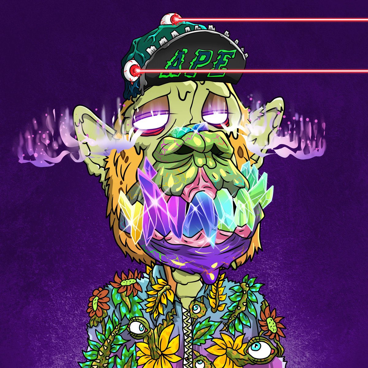 NickKimbrough10's tweet image. Still laser focused on @Ape_NationNFT #MutationNation