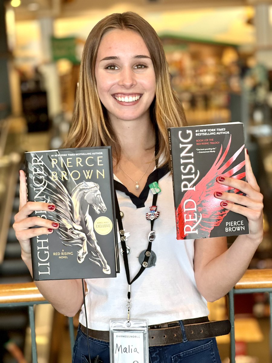 Happy Belated Book Birthday to @piercebrownofficial! LIGHTBRINGER has officially hit the shelves and we are so excited to have an exclusive edition for you at our nearby locations! 
#lightbringer #piercebrown #localauthor #storeevents #booktok #bookstagram