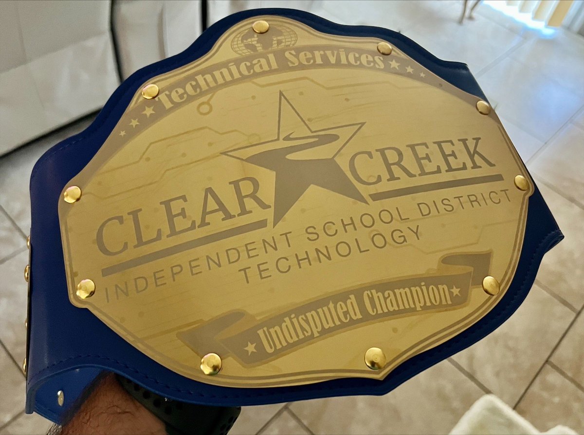 Clear Creek ISD Technical Services tweet media