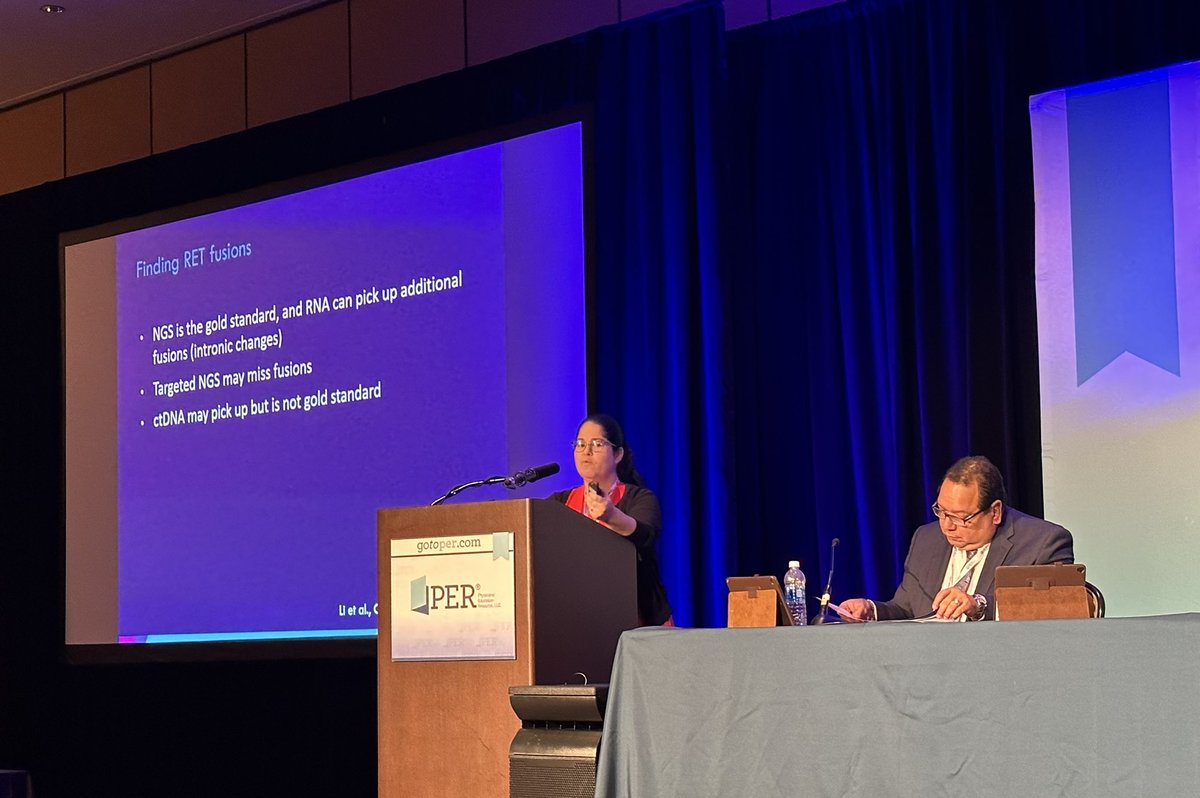 NarjustFlorezMD's tweet photo. Dr. @DDoroshow discusses RET fusions in NSCLC at #ILCC23
@gotoPER @MountSinaiNYC https://t.co/r58IKdxKmS
