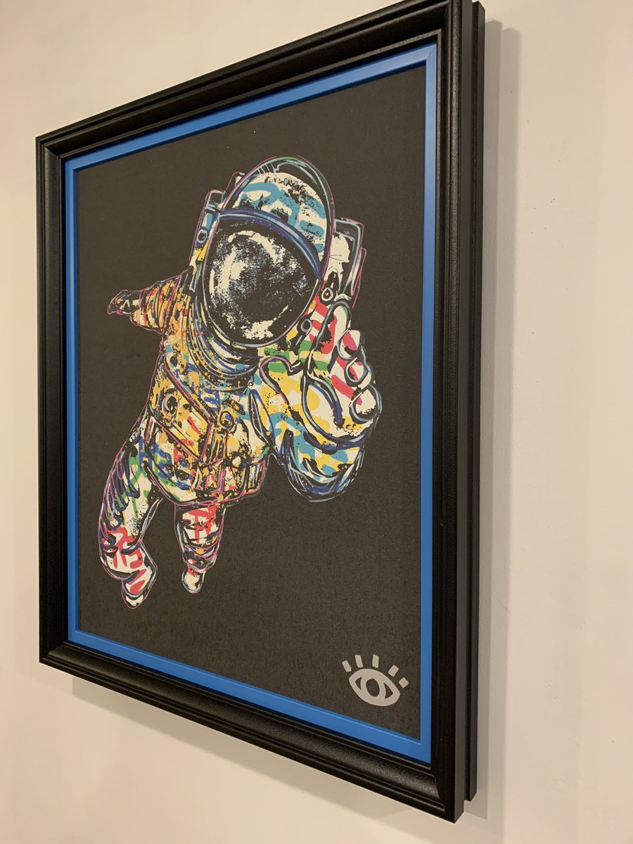 harrysages's tweet photo. Canvas has now been framed and hung and looks amazing!! 
Thanks again @baron_batch and @StudioAMpgh!! https://t.co/R7p8dItRTy