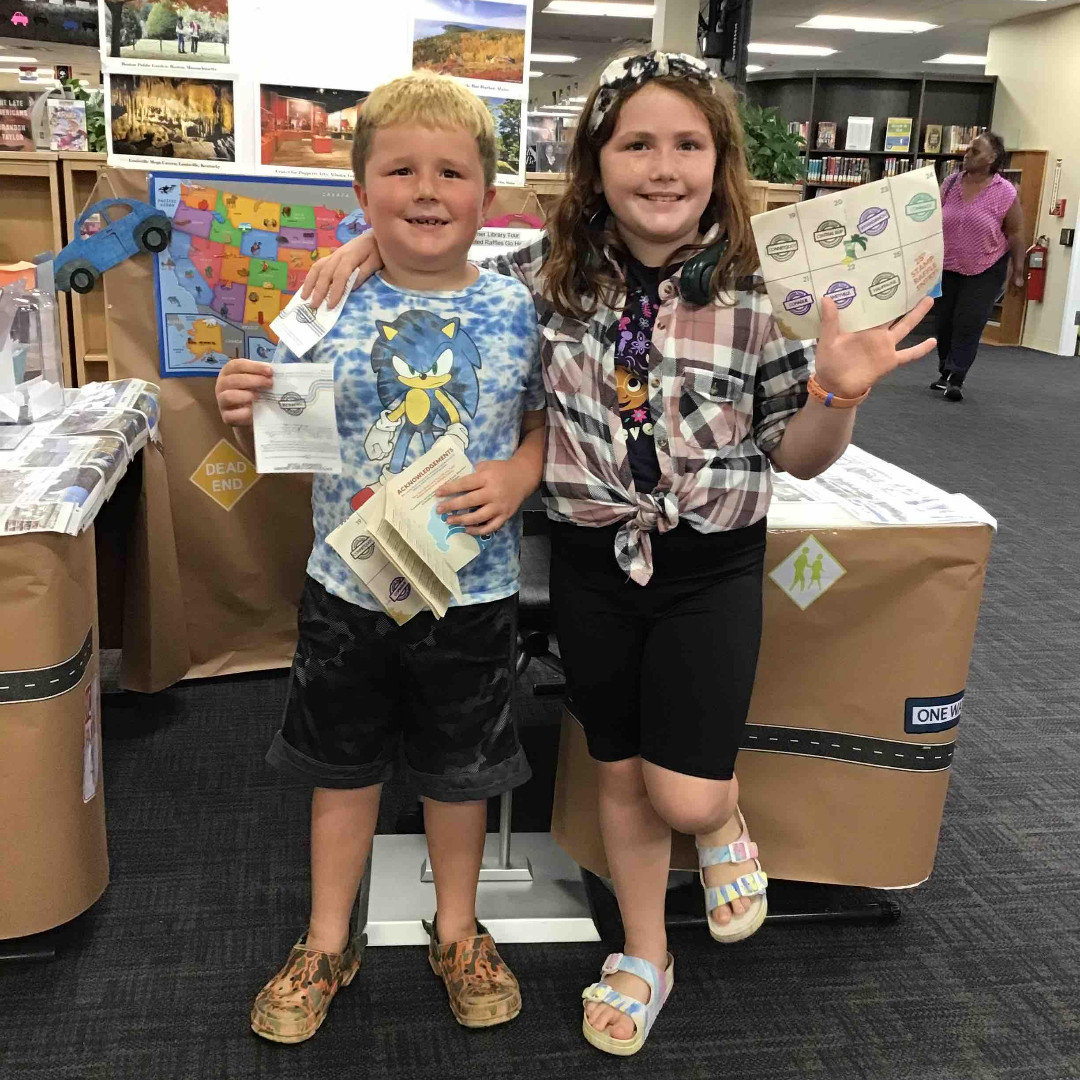 HauppaugePL's tweet image. Congratulations on finishing the Suffolk County Libraries Summer Tour!  We’re honored to be your 25th visit!  Good luck in the raffles! #HauppaugeLibrary #SuffolkLibraryTour #SummerLibraryTour23