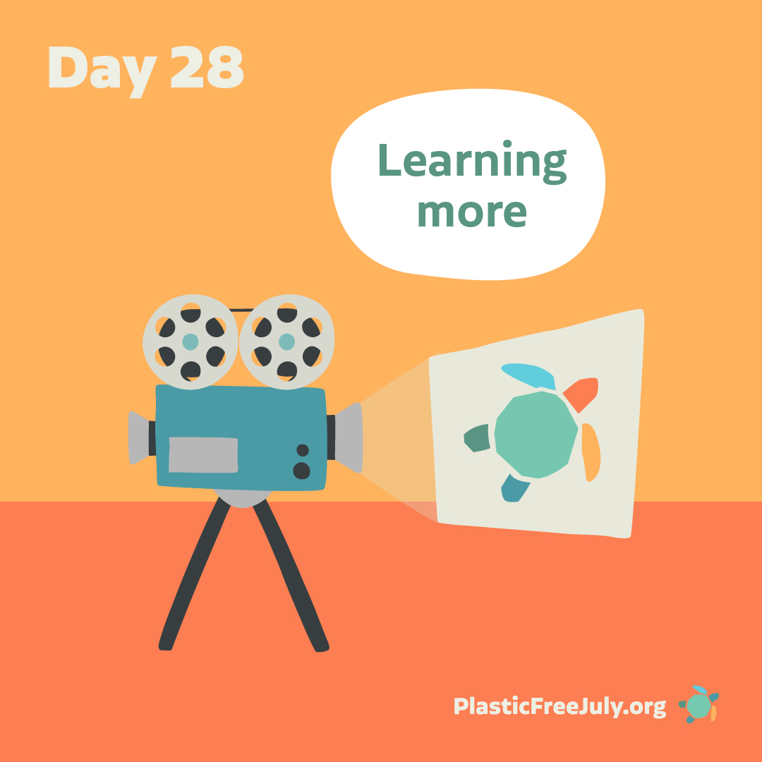 PlasticFreeJuly's tweet image. DAY 28: Movie nights, book clubs, podcasts, blogs, community meetups, workshops…there are lots of different ways people are learning more about the plastic pollution issues and solutions.

Learn more: plasticfreejuly.org/get-involved/w…

#PlasticFreeJuly #SmallStepsBigDifference