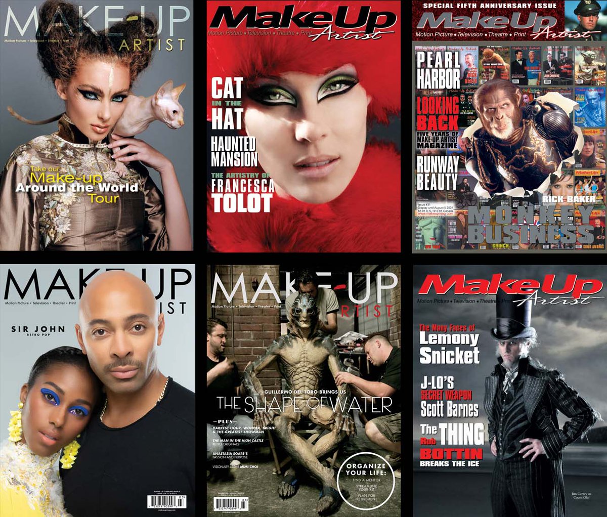 TBT: Great moments in makeup in these pages to be inspired by. make-up-artist-magazine.myshopify.com