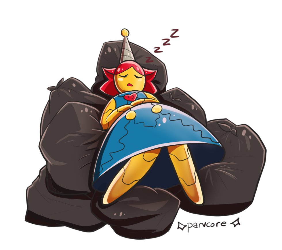 parvcore's tweet photo. Another Artfight attack I'm happy with, Trash Queen CR.OWN by user Twotailedpikachu https://t.co/MpKXkli21N