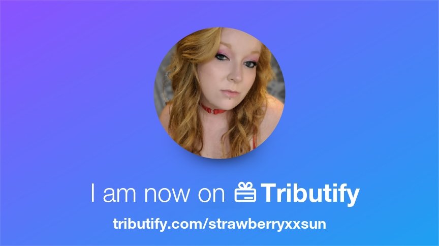 StrawberryxxSun's tweet photo. I am also on @mytributify now! π
#NowOnTributify
https://t.co/E3yjhTsHBv https://t.co/kT6MrKzSo2