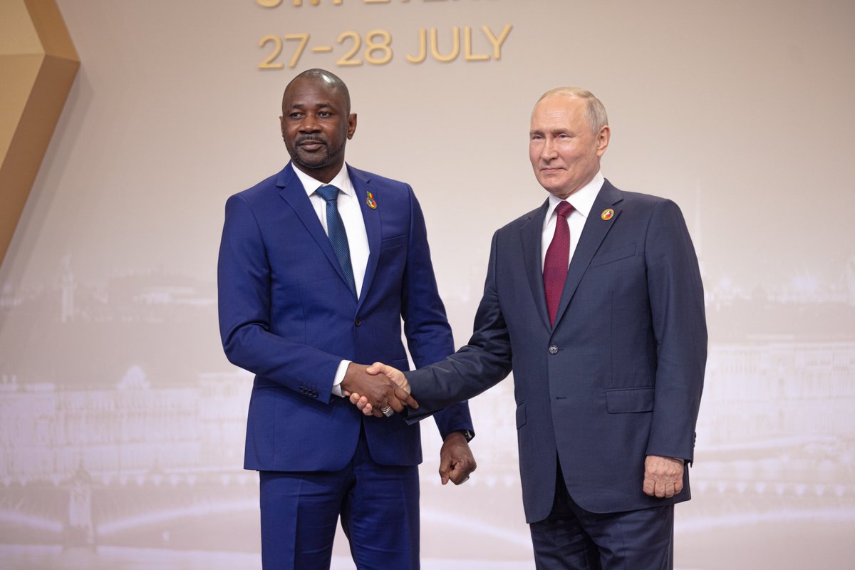 PresidenceMali's tweet photo. Quelques images de la deuxième session du Forum économique et humanitaire Russie-Afrique. https://t.co/iOGcqMrsf6