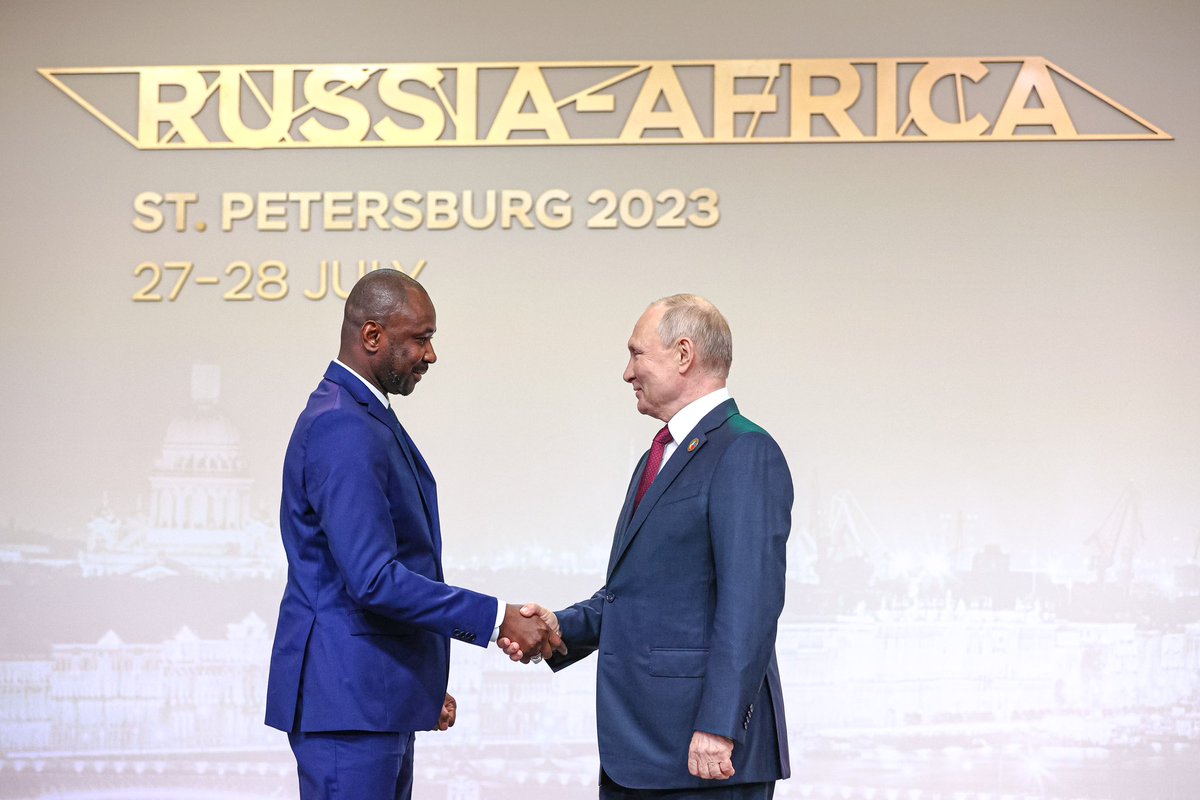 PresidenceMali's tweet photo. Quelques images de la deuxième session du Forum économique et humanitaire Russie-Afrique. https://t.co/iOGcqMrsf6