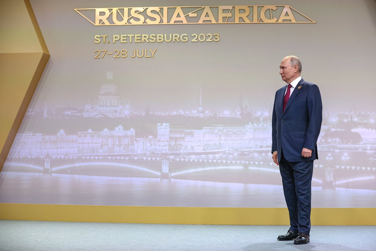 PresidenceMali's tweet photo. Quelques images de la deuxième session du Forum économique et humanitaire Russie-Afrique. https://t.co/iOGcqMrsf6