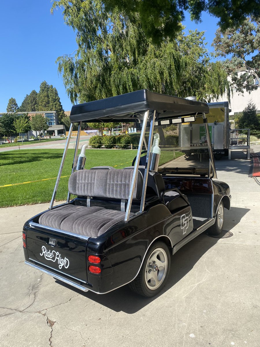CalPolyEQ's tweet photo. Our DFO will be riding around paradise in style! Thanks @HealyAwards for all of our customization needs! 🌴🌊🤙🏼 #RideHigh https://t.co/kPb7ClGtia