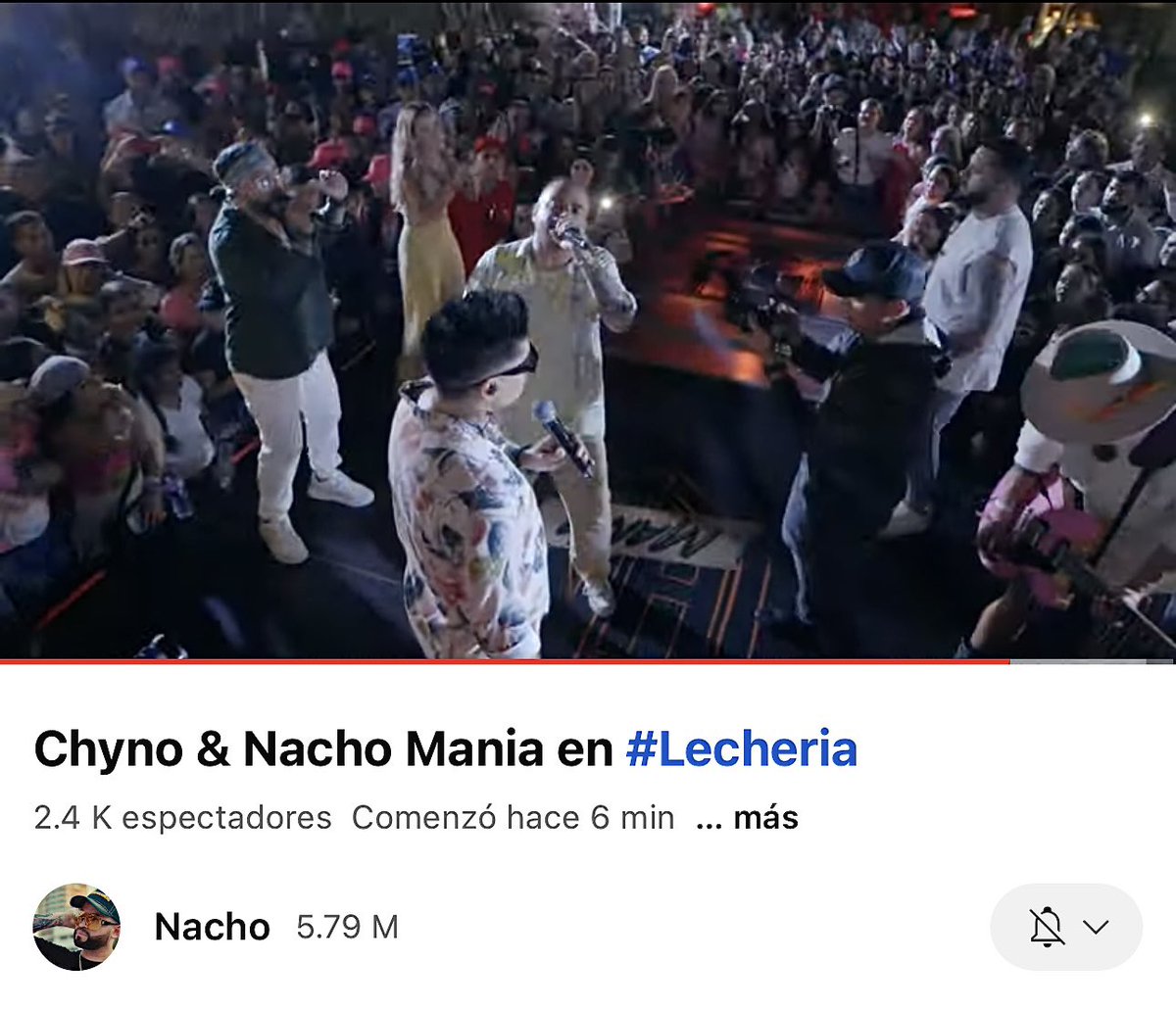 Todo el mundo pal’ YouTube youtu.be/FI3zvI6y1cM “Manía en Lechería”, ya está disponible en mi canal. A gozarrrr 🔥⚡️❤️. #chynoynachoisback <a href="/jesusmiranda/">CHYNO</a> <a href="/ChinoyNacho/">Chyno y Nacho</a>