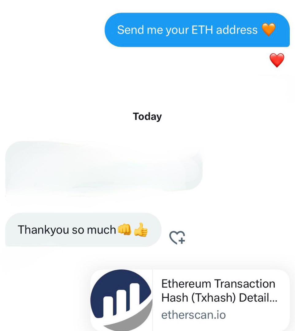 cryptoroccia12's tweet photo. Giving back to the legends 🧡

Drop your ETH address &amp; RT

Must be following me 🔔 https://t.co/tnpuf3h6XE