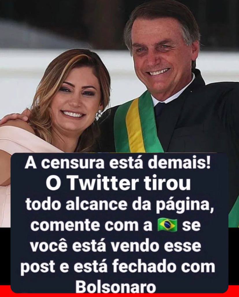 Michelle_apoio's tweet photo. Continua 200% Bolsonaro?
Se SIM, Siga @ueltoncosta_ para nos ajudar na luta contra a esquerda🇧🇷👍 https://t.co/laXuyITqLu
