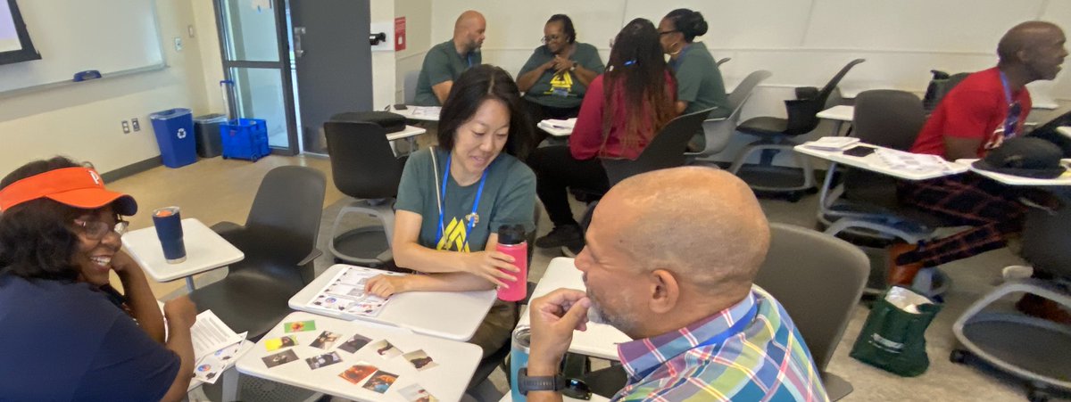 LAUSDMicrocred's tweet photo. Our @LASchools @LAUSDHR Micro-Credentialing team was honored to present highlights from our inaugural Antiracist Instruction Micro-Credential at the Principals' Leadership Institute where we collaborated and calibrated around academic success and accelerating student outcomes. https://t.co/1U8uUnLXms