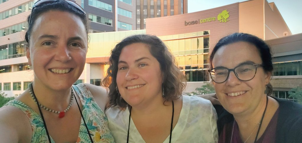 My first Botany meeting was so much fun! Lovely to see these shiny old friends and meet new ones, lots of great research and conversations. <a href="/UOkinedo/">Uzezi Okinedo-Nwokolo</a> even won a poster award! I'll be back, #Botany2023