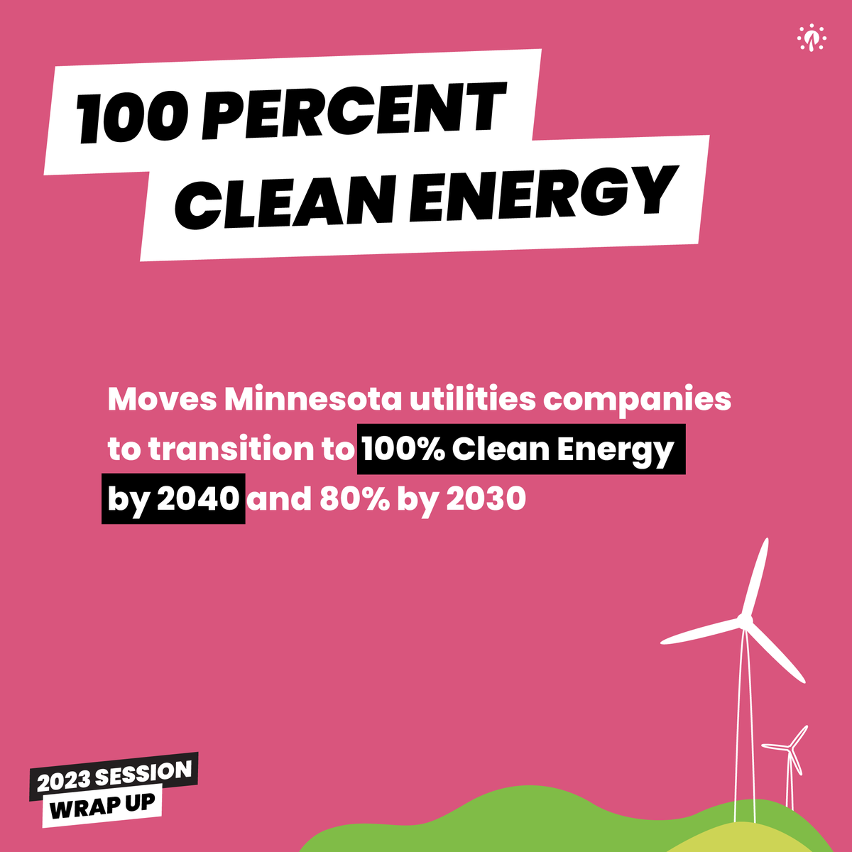 ISAIAHMN's tweet photo. With people power and our partners and allies, we’ve passed things to make MN the #BestState for families, children, and workers.
Things like #100percentmn so we all can have clean air and water & a future for the state we love. https://t.co/gGtsfku2t9