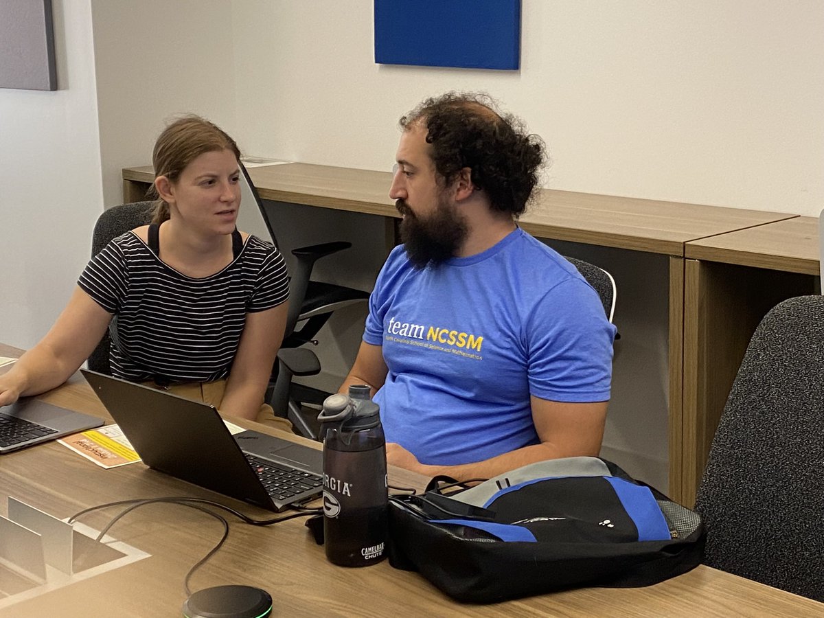 Summer PD sessions with our new math faculty. <a href="/NCSSM_Morganton/">NCSSM-Morganton</a> <a href="/NCSSMxLearn/">NCSSM Extended Learning</a> <a href="/NCSSM/">North Carolina School of Science & Mathematics</a>