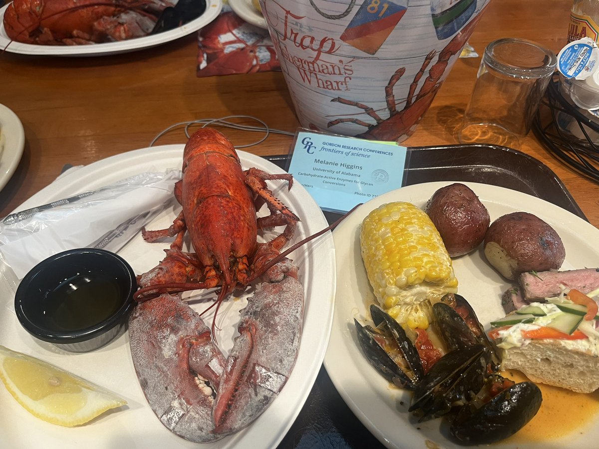 mhiggins237's tweet photo. First lobster dinner at #CAZy #GRC! https://t.co/WEow0YHnvW