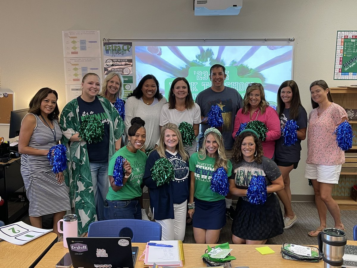 Team Coaches showing spirit today in a fantastic learning and planning session 💚💙
#NewmanIsTen