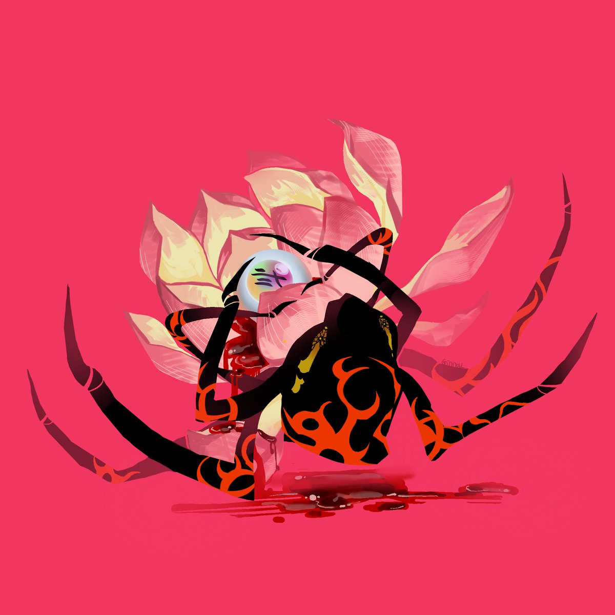 Squeaker118's tweet photo. How’s my flesh taste like…?#kokudouma #黒童 https://t.co/u5U8IVtGJz