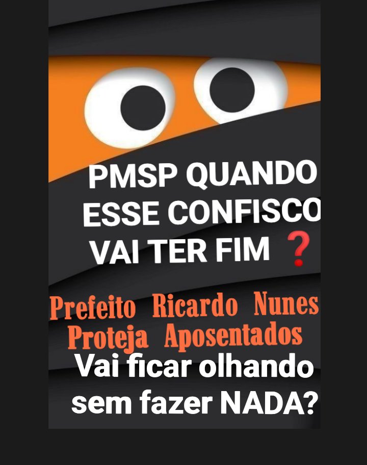 Confisco de 14% é uma questão que afeta os aposentados PMSP, precisamos da sua ajuda, Pref. Ricardo Nunes.
<a href="/ricardo_nunessp/">Ricardo Nunes</a>
<a href="/camarasaopaulo/">camarasaopaulo</a>
<a href="/DrMiltonpsd/">Milton Ferreira</a>
<a href="/DrSidneyCruz/">DR Sidney Cruz</a>
<a href="/edirsales/">Edir Sales</a>
<a href="/veramagalhaes/">Vera Magalhaes</a>
#LulaPovoFeliz
#SocorroRicardoNunes
