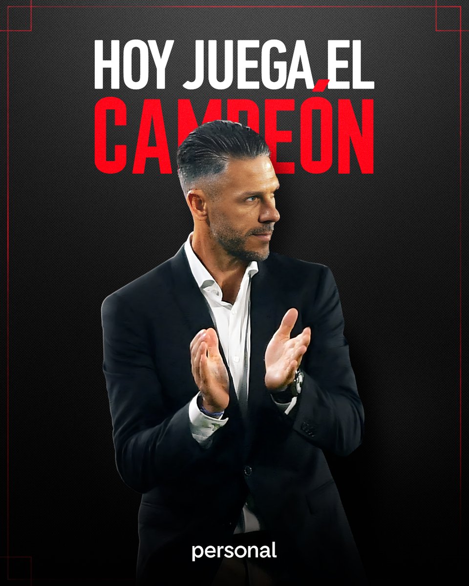 RiverPlate's tweet photo. ¡HOY JUEGA EL CAMPEÓN! ⚪❤️⚪ https://t.co/ixwaDlPCSS