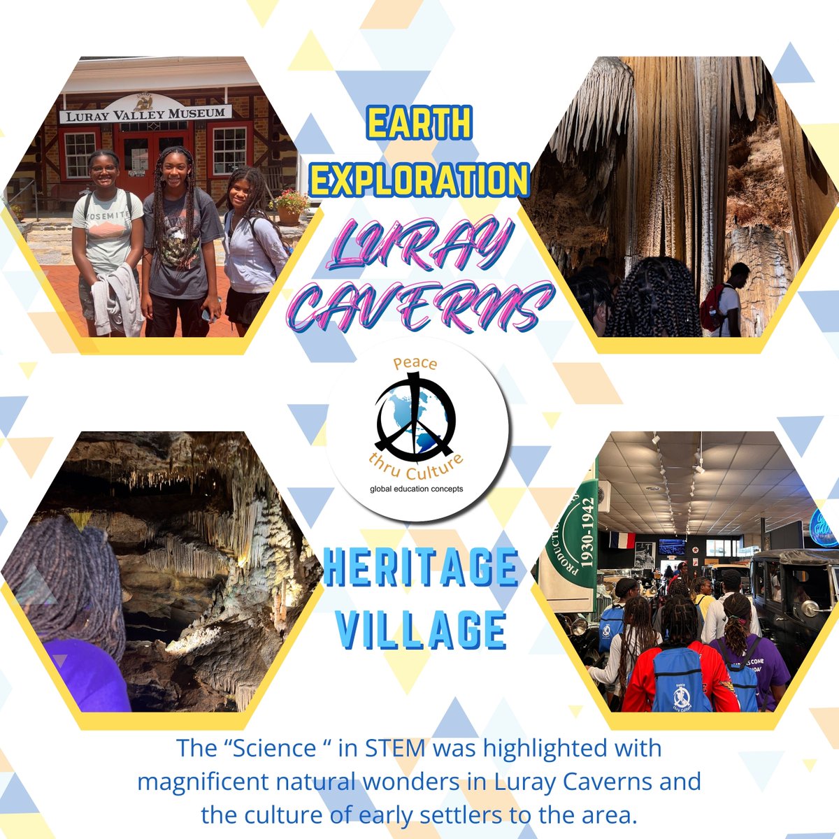 ptcglobal's tweet photo. A magnificent encounter of natural wonders and a rich history!

#peacethruculture #ptc #ptcdiscoveryseries #ptctravel #ptcglobal #peacecorps #unityindiversity #luraycaverns #stoneformation #19thcentury #shenandoahheritagevillage #discoveryseries https://t.co/G4510S8h4m