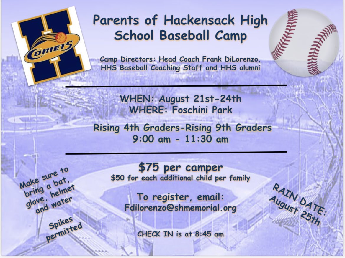 Hackensack High School Baseball tweet media