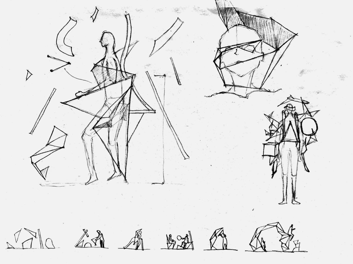 This drawing led parallel world and expand my field of vision.