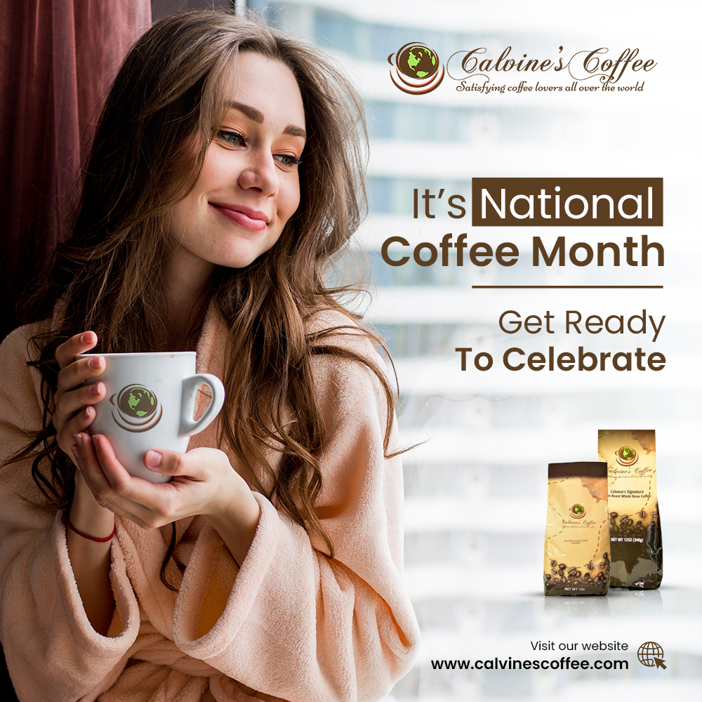 CalvinesCoffee's tweet photo. Celebrate National Coffee Month with Calvine's Coffee! ☕️🌟 Indulge in the rich aromas and flavors of gourmet coffee, crafted with passion and precision. Let's savor the exquisite experience of a perfect cup together. 🌺✨ https://t.co/KsHd605kLD