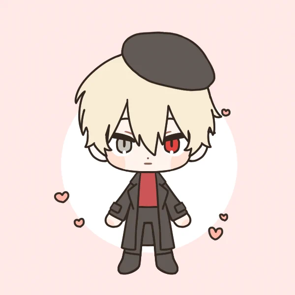 my bktd babies akira and yukine (gasp name reveal) from this cute picrew!! 