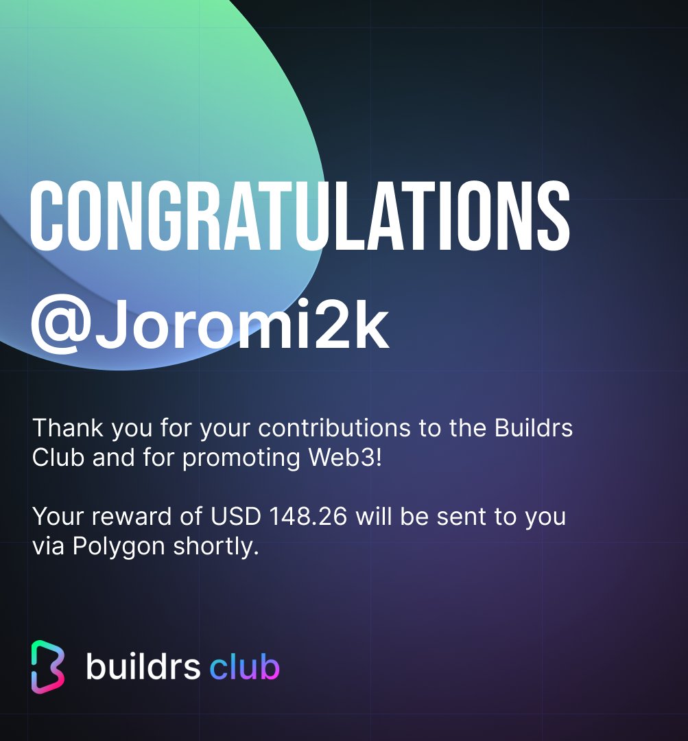 Stan_leeCrypto's tweet photo. β€οΈProud members of the #Buildrsclub
πThanks to the @Buildrs for this tokenπ° received through @0xPolygon
It's been an exciting journey as a Pioneer in the #Buildrsclubπ«
#buildrs #polygon #web3 #entrepreneurs https://t.co/dxgv8pKleP